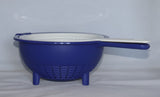 Double Colander Blue