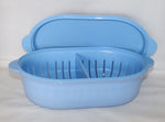 Oval Server with Sieve