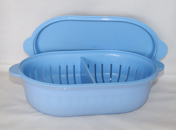 Oval Server with Sieve