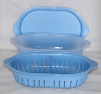 Oval Server with Sieve
