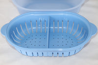 Oval Server with Sieve