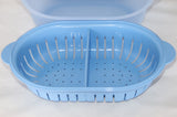 Oval Server with Sieve