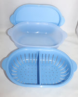 Oval Server with Sieve