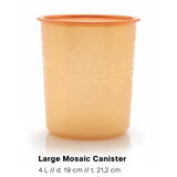Mosaic Canister Golden Colour
