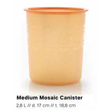 Mosaic Canister Golden Colour