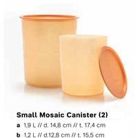 Mosaic Canister Golden Colour